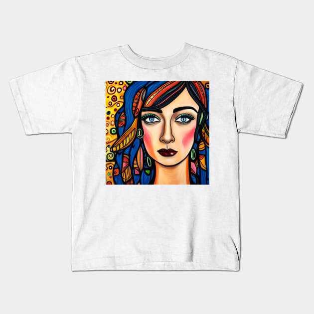 Claudia Kids T-Shirt by Colin-Bentham